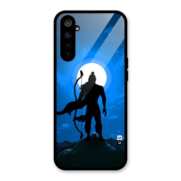 Lord Ram Illustration Glass Back Case for Realme 6