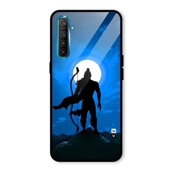 Lord Ram Illustration Glass Back Case for Realme XT