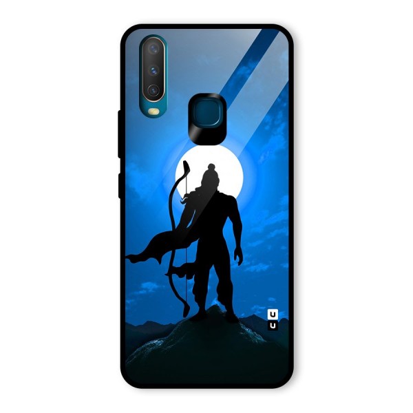 Lord Ram Illustration Glass Back Case for Vivo Y12