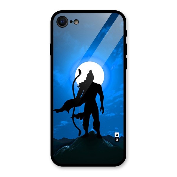 Lord Ram Illustration Glass Back Case for iPhone 7