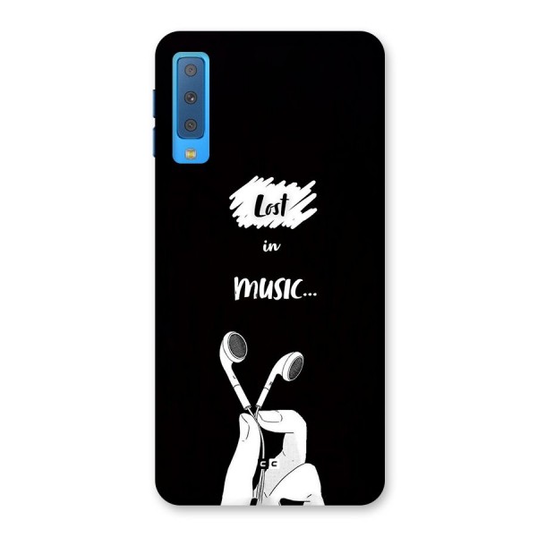 Lost In Music Back Case for Galaxy A7 (2018)