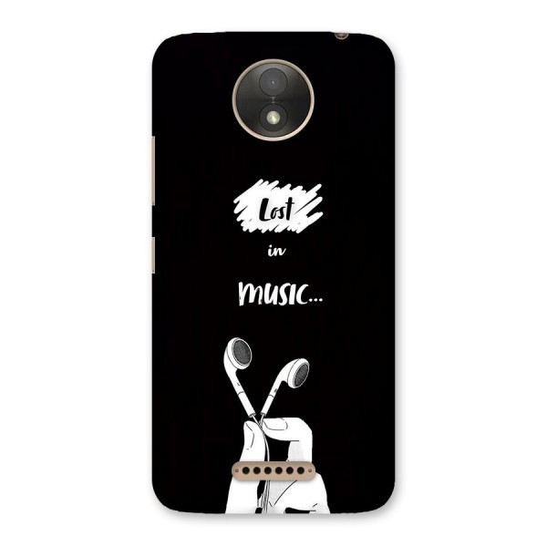 Lost In Music Back Case for Moto C Plus