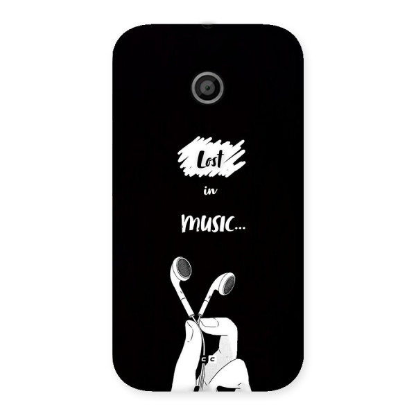 Lost In Music Back Case for Moto E