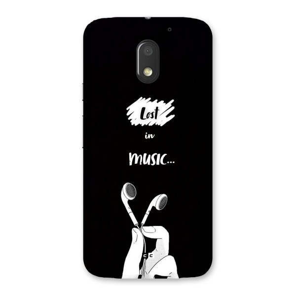 Lost In Music Back Case for Moto E3 Power