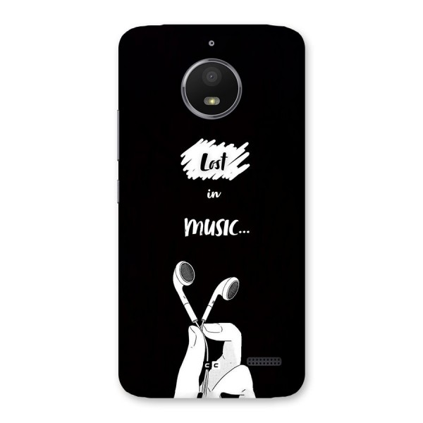 Lost In Music Back Case for Moto E4