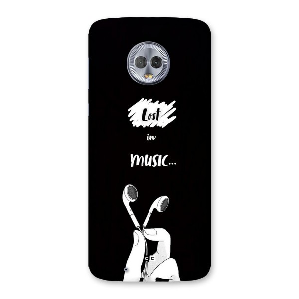 Lost In Music Back Case for Moto G6