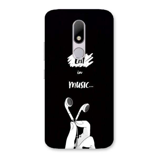 Lost In Music Back Case for Moto M