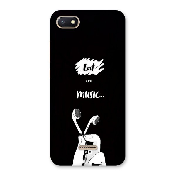 Lost In Music Back Case for Redmi 6A