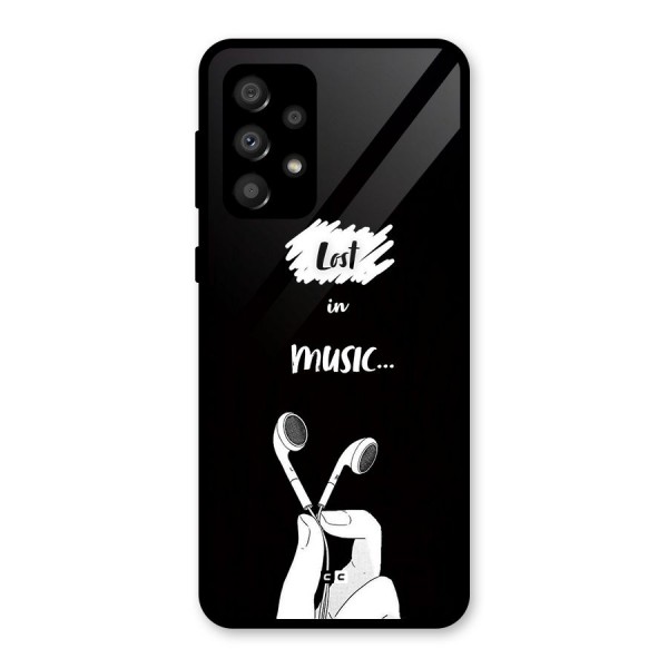 Lost In Music Glass Back Case for Galaxy A32