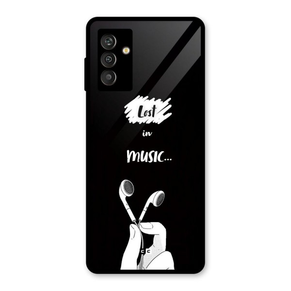 Lost In Music Glass Back Case for Galaxy M13