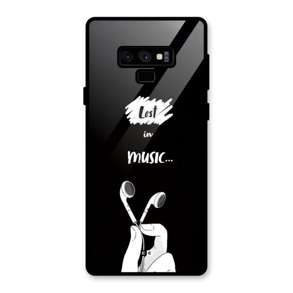 Lost In Music Glass Back Case for Galaxy Note 9