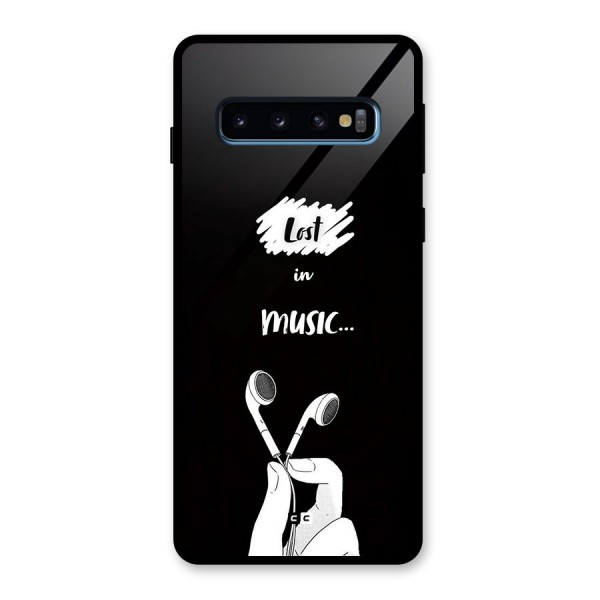 Lost In Music Glass Back Case for Galaxy S10