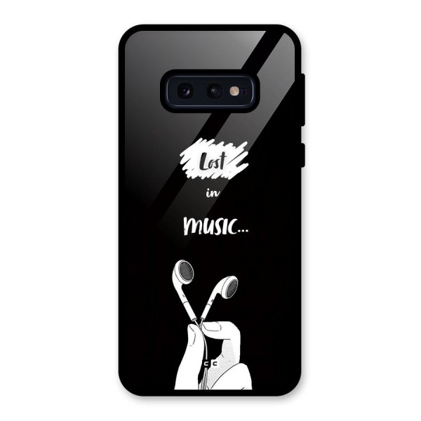 Lost In Music Glass Back Case for Galaxy S10e