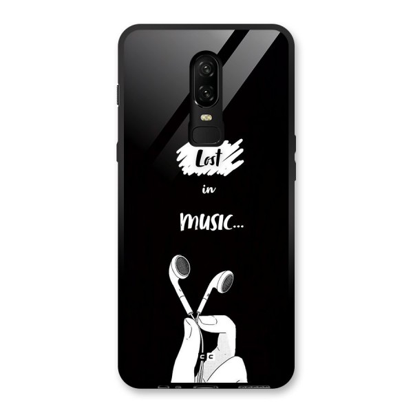 Lost In Music Glass Back Case for OnePlus 6