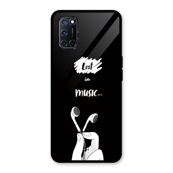 Lost In Music Glass Back Case for Oppo A52