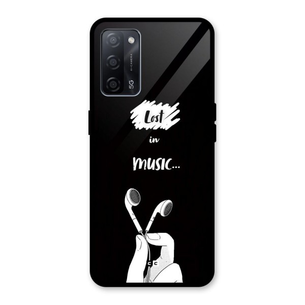 Lost In Music Glass Back Case for Oppo A53s 5G