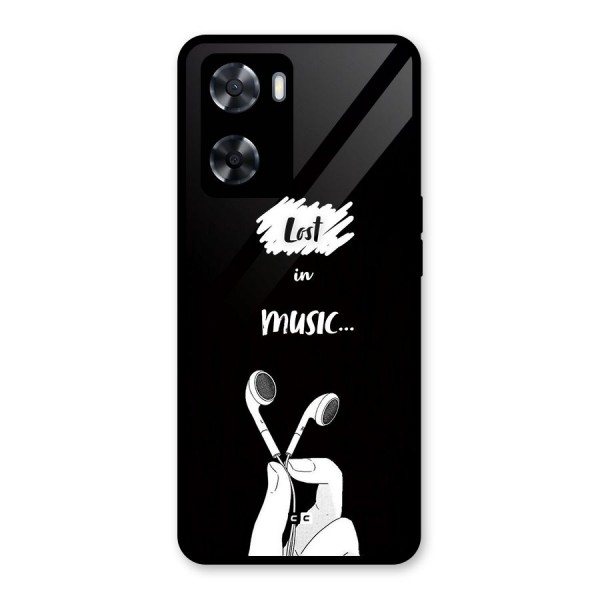 Lost In Music Glass Back Case for Oppo A57 2022