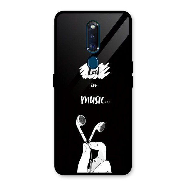 Lost In Music Glass Back Case for Oppo F11 Pro