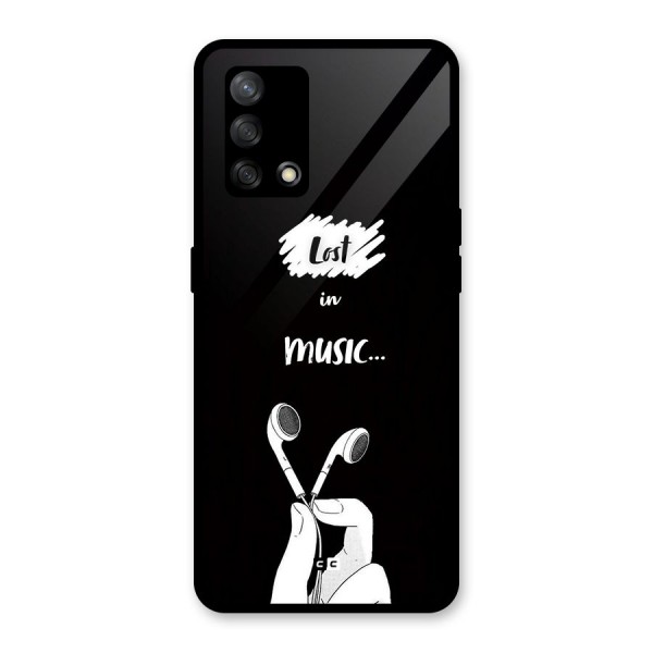 Lost In Music Glass Back Case for Oppo F19