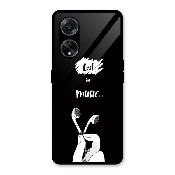 Lost In Music Glass Back Case for Oppo F23