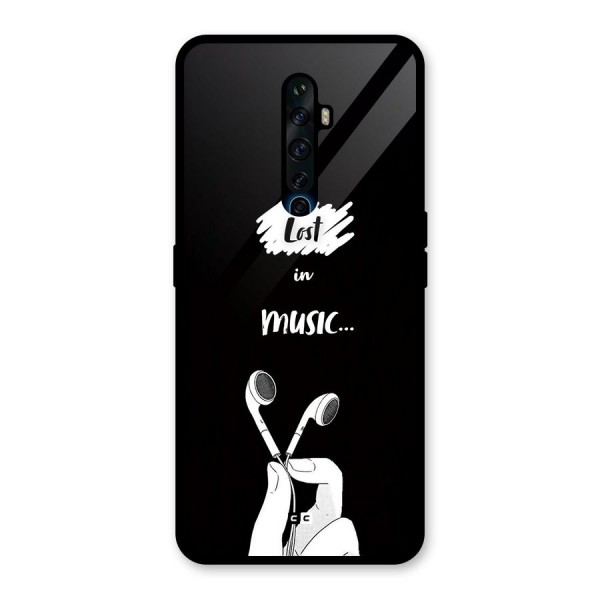 Lost In Music Glass Back Case for Oppo Reno2 Z