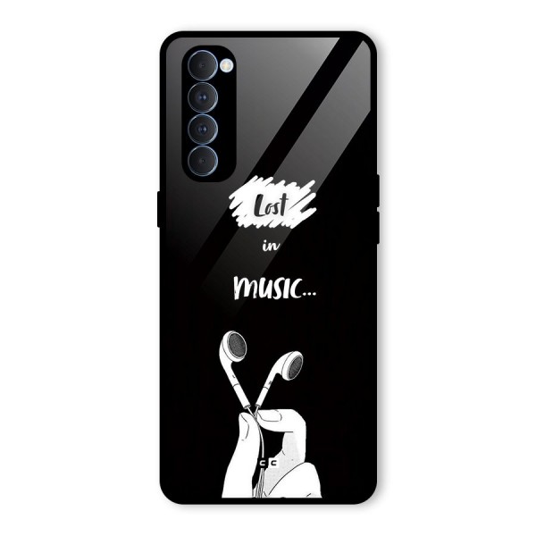 Lost In Music Glass Back Case for Oppo Reno4 Pro