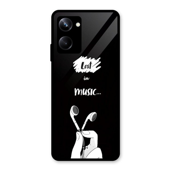 Lost In Music Glass Back Case for Realme 10 Pro