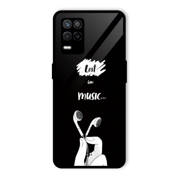 Lost In Music Glass Back Case for Realme 8s 5G