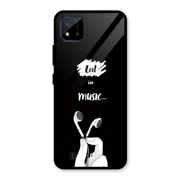 Lost In Music Glass Back Case for Realme C11 2021