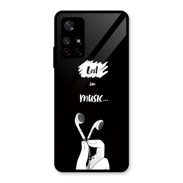 Lost In Music Glass Back Case for Redmi Note 11T 5G