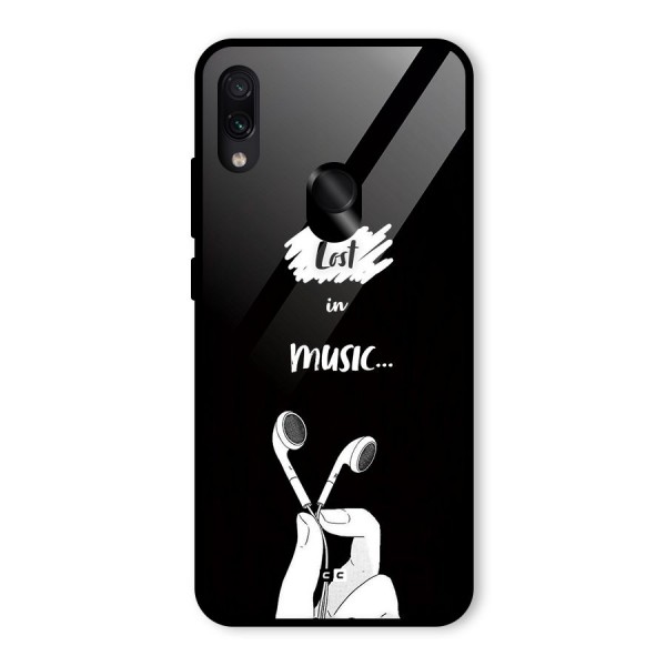 Lost In Music Glass Back Case for Redmi Note 7S