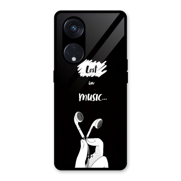 Lost In Music Glass Back Case for Reno8 T 5G