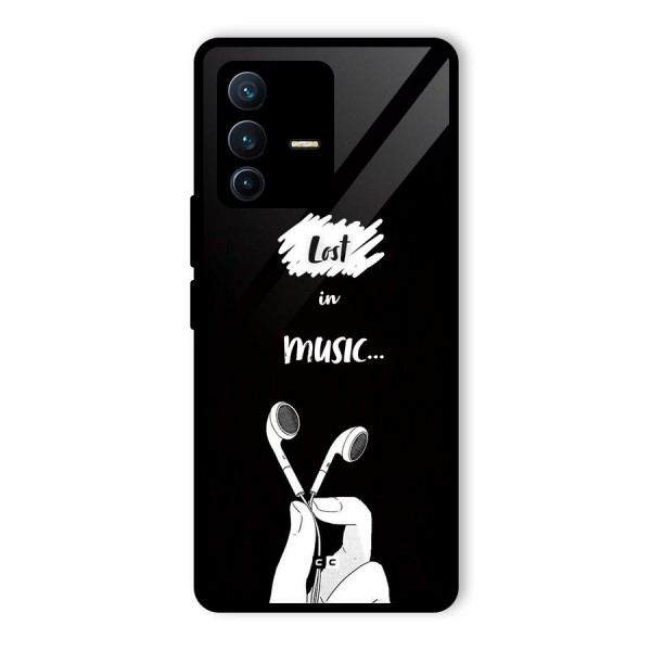 Lost In Music Glass Back Case for Vivo V23 Pro