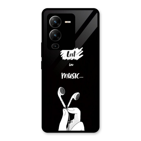 Lost In Music Glass Back Case for Vivo V25 Pro