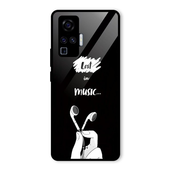 Lost In Music Glass Back Case for Vivo X50 Pro