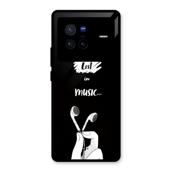 Lost In Music Glass Back Case for Vivo X80