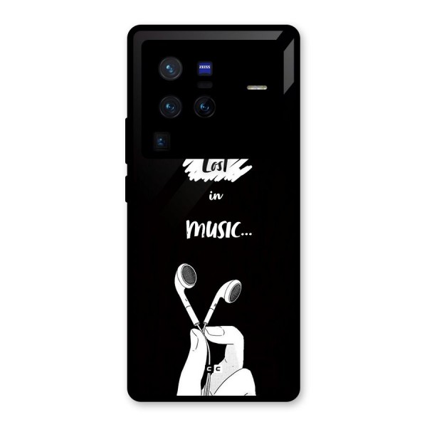 Lost In Music Glass Back Case for Vivo X80 Pro