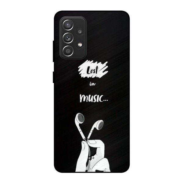 Lost In Music Metal Back Case for Galaxy A52