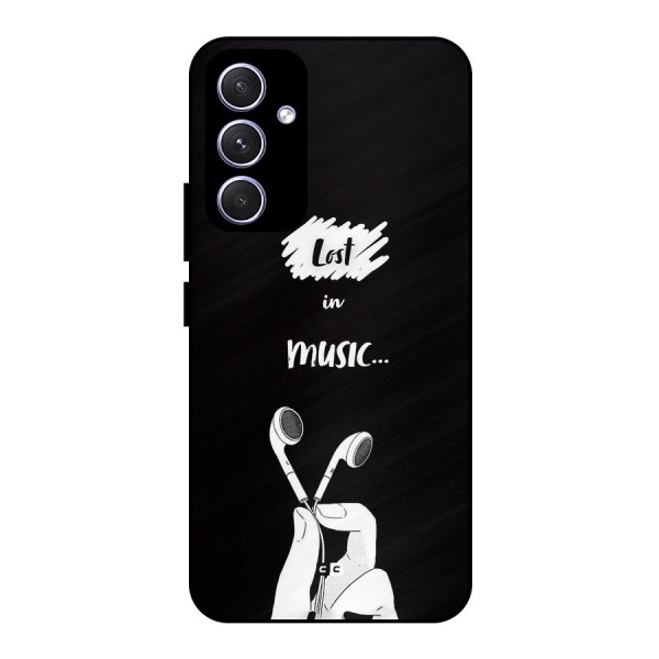 Lost In Music Metal Back Case for Galaxy A54