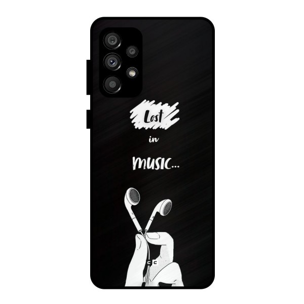 Lost In Music Metal Back Case for Galaxy A73 5G