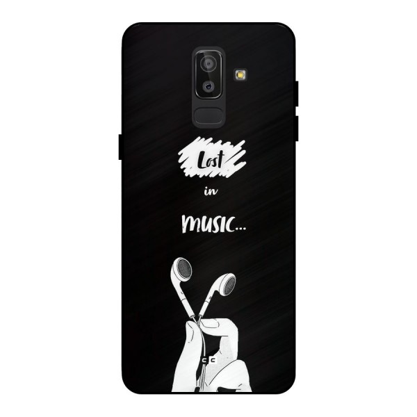 Lost In Music Metal Back Case for Galaxy J8