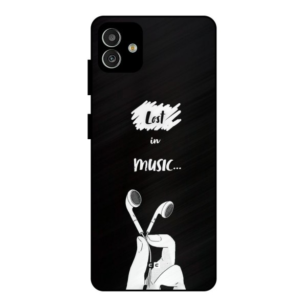 Lost In Music Metal Back Case for Galaxy M13 5G