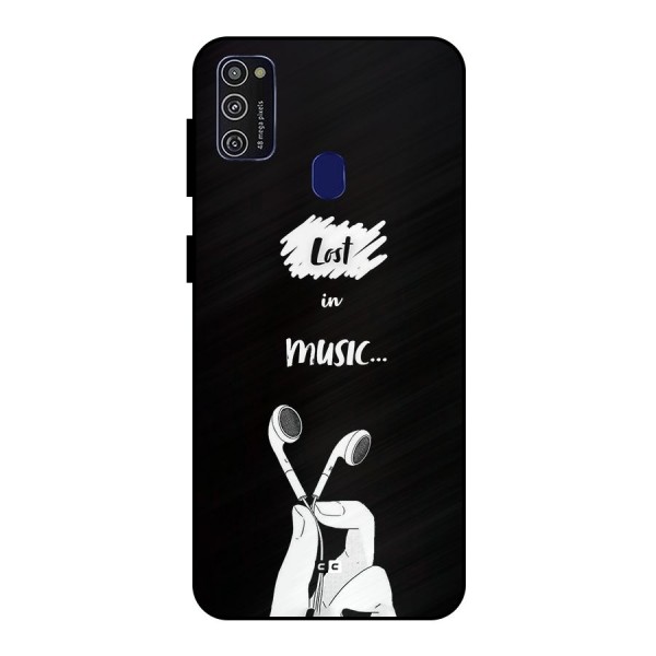 Lost In Music Metal Back Case for Galaxy M21