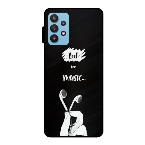 Lost In Music Metal Back Case for Galaxy M32 5G