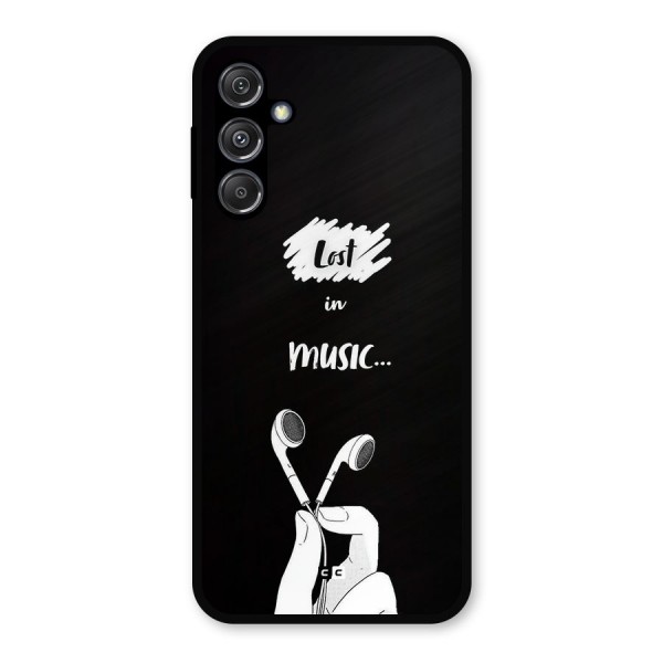 Lost In Music Metal Back Case for Galaxy M34 5G