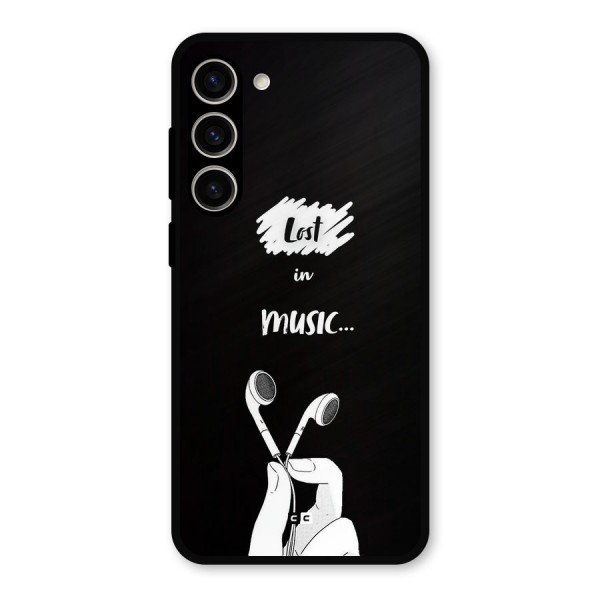 Lost In Music Metal Back Case for Galaxy S23 Plus