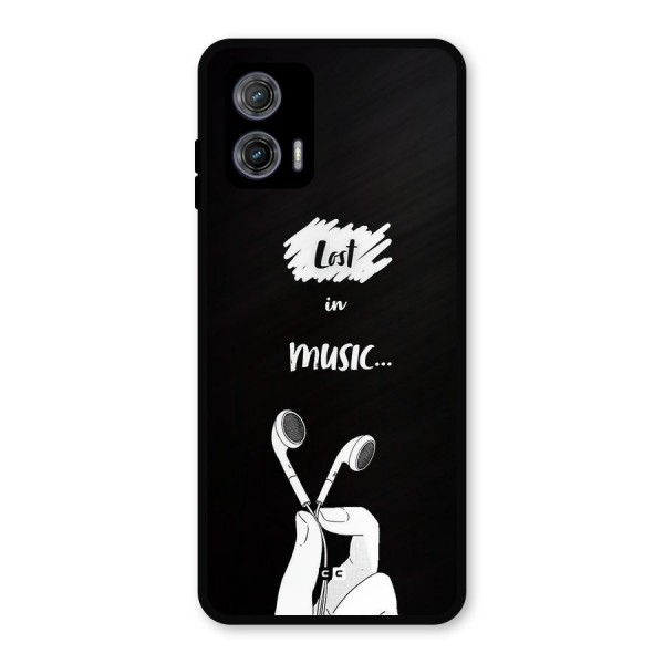 Lost In Music Metal Back Case for Moto G73