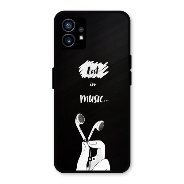 Lost In Music Metal Back Case for Nothing Phone 1