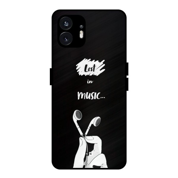 Lost In Music Metal Back Case for Nothing Phone 2