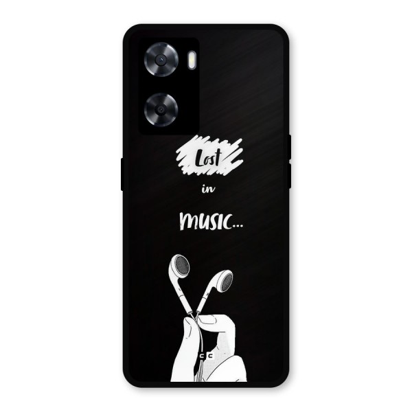 Lost In Music Metal Back Case for Oppo A77